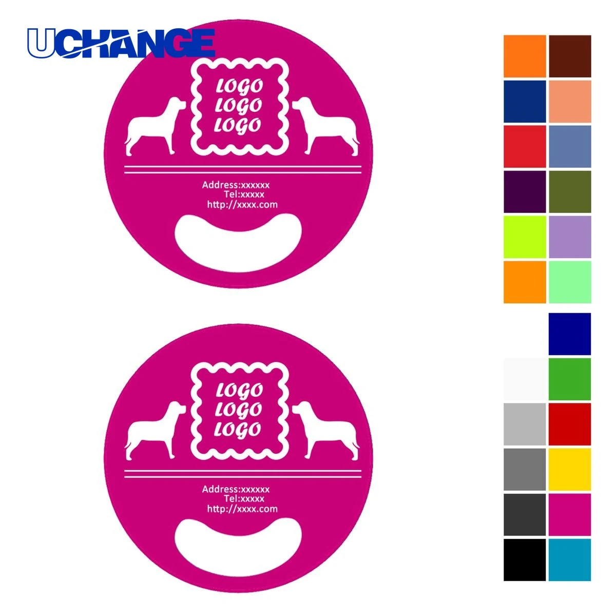 Durable Round Advertising Hand Fan 1