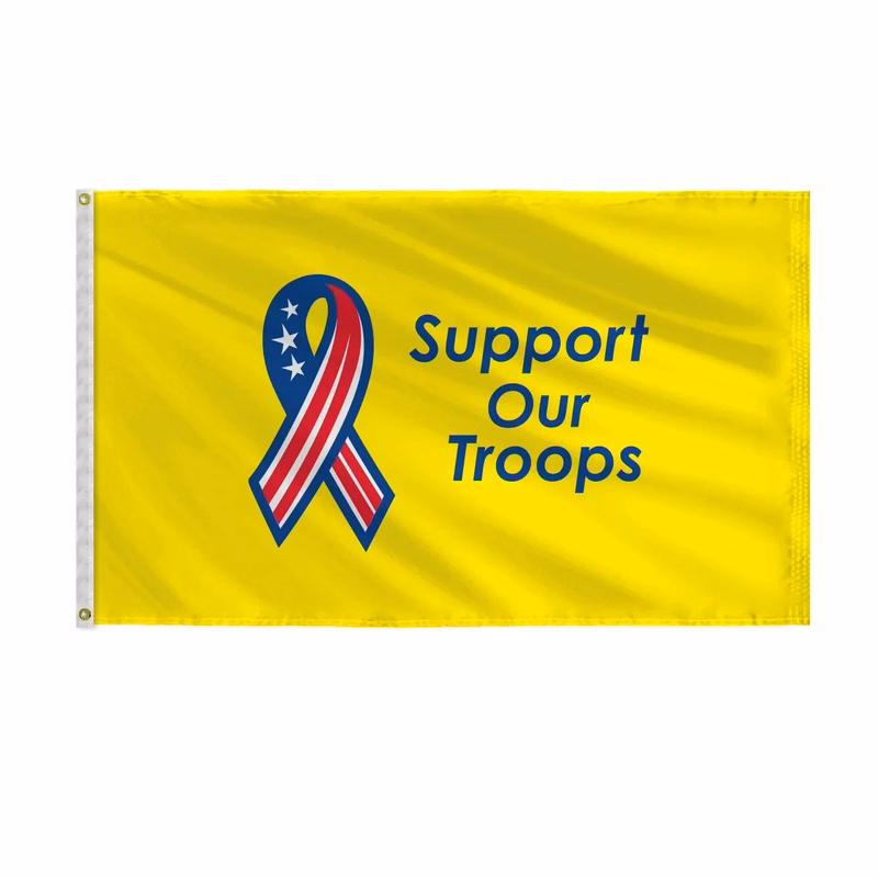 Support Our Troops Nylon Flag