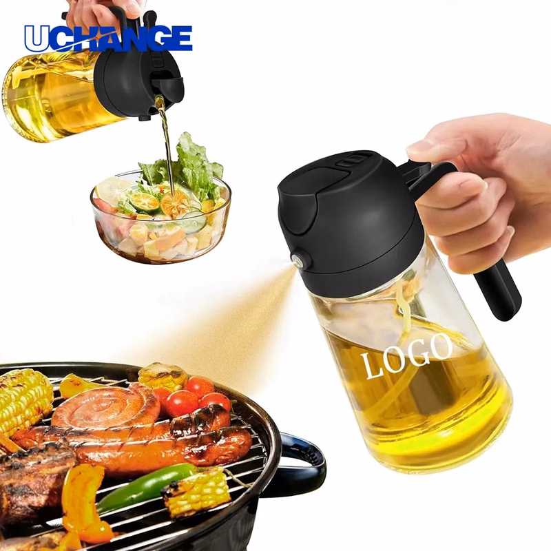 2-in-1 Oil Sprayer 16oz for Home Cooking, Baking & Grilling