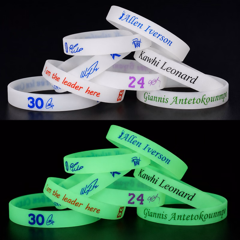 Sprinters Glow In The Dark Silicone Bracelet