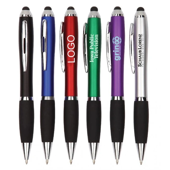 Curvy Stylus Pen With Rubber Grip 1