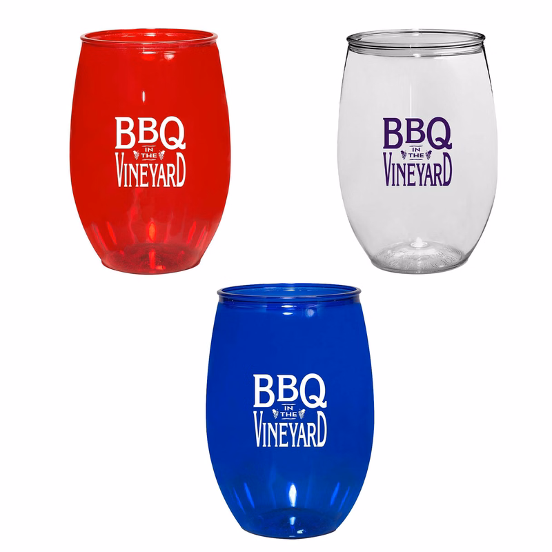 PET 16 oz. Stemless Wine Glass
