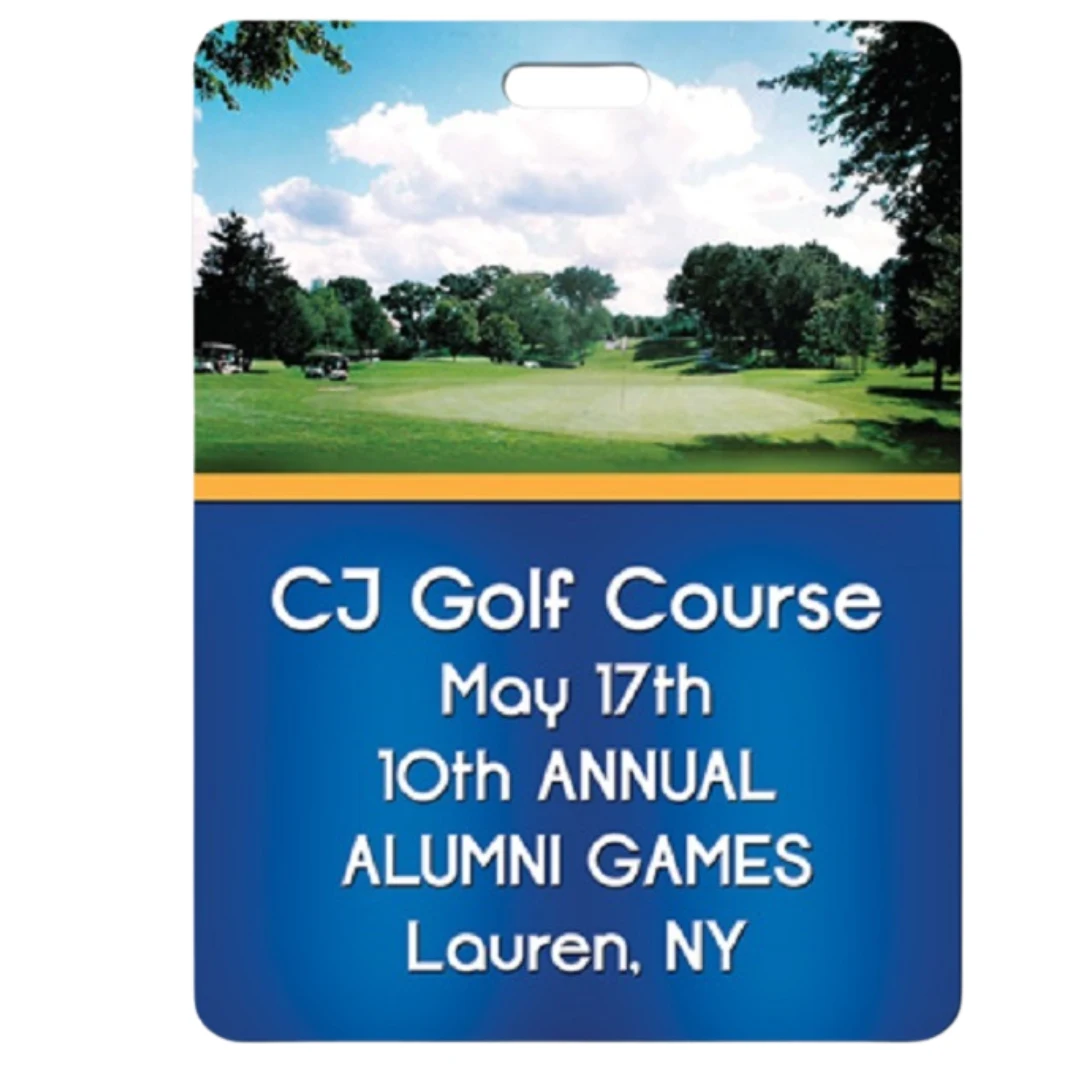 Golf Tag, 3"x4" 1