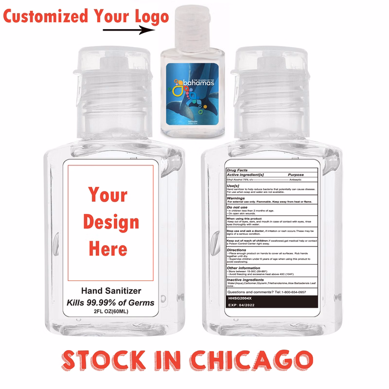 Hand Sanitizer Gel 2 oz (60 ml)