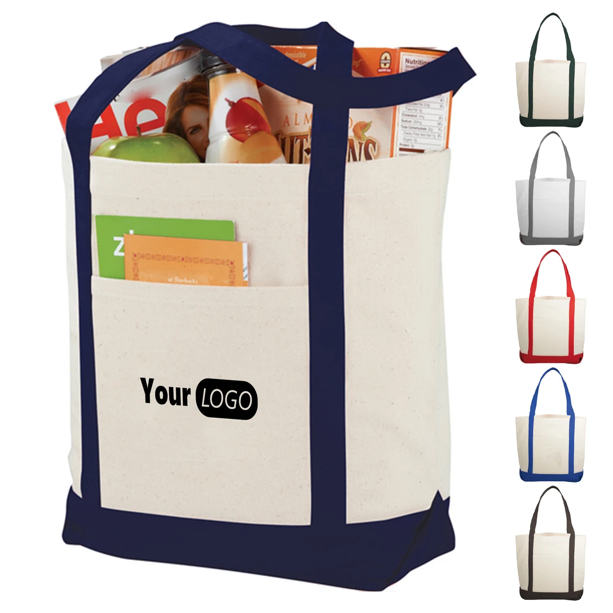 24 Oz. Cotton Canvas Spacious Boat Tote ?C A Practical And Stylish Must-Have 1