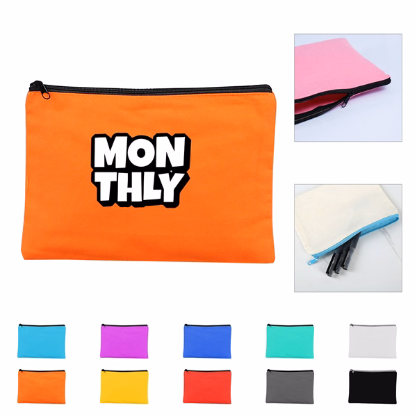 Zippered Binder Clear Pencil Pouch