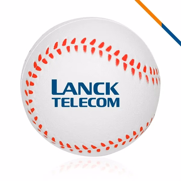 Custom PU Baseball Stress Ball with Full-Color Imprint — Stadium Giveaway Special