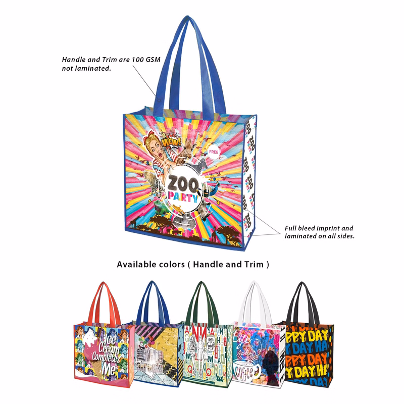 Free Shipping 12 x 13 Small Quantity Custom All Sides Laminated Bag