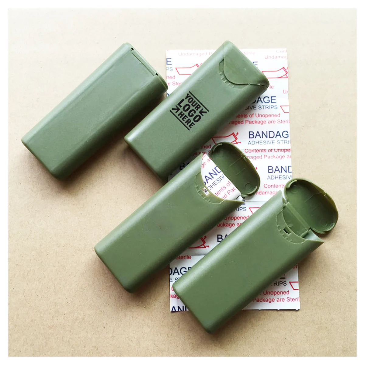 Plastic Bandaid Box 1