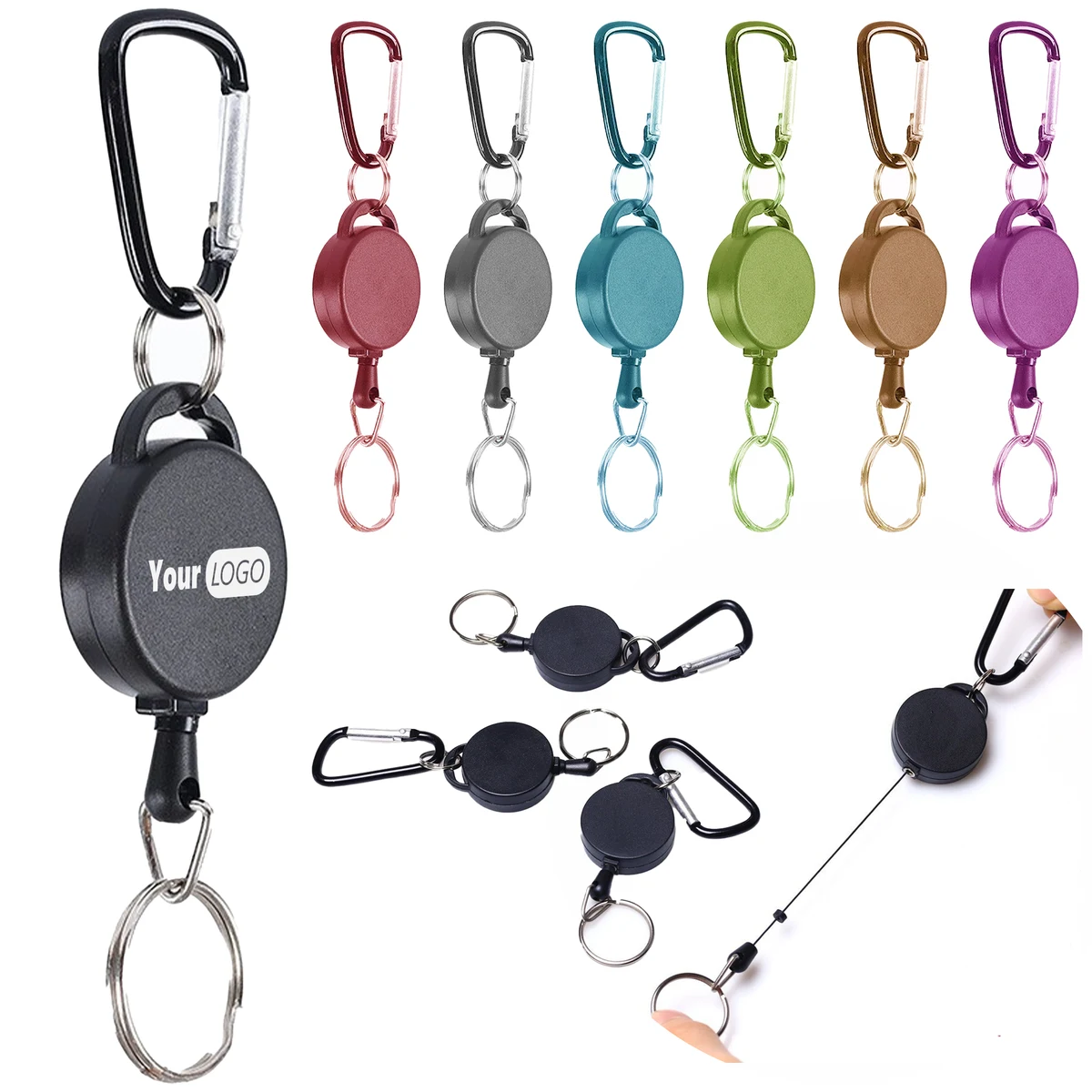 Plastic Outdoor Frosted Mountaineering Keychain 1
