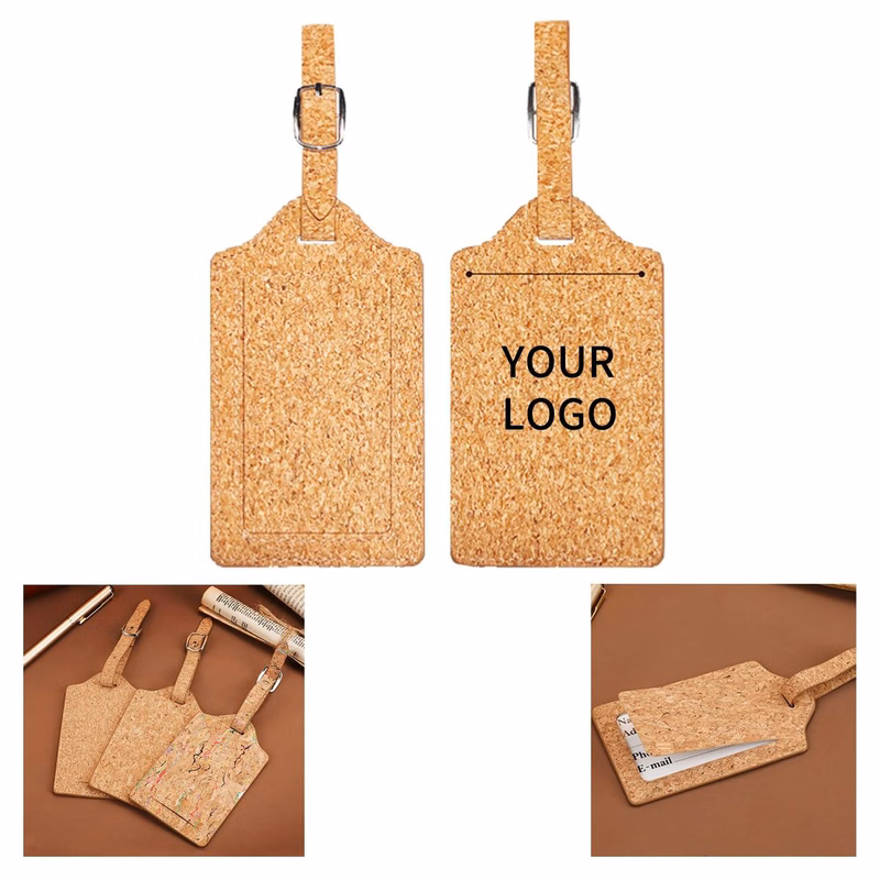 Lightweight Cork Travel Tag for Business Trips