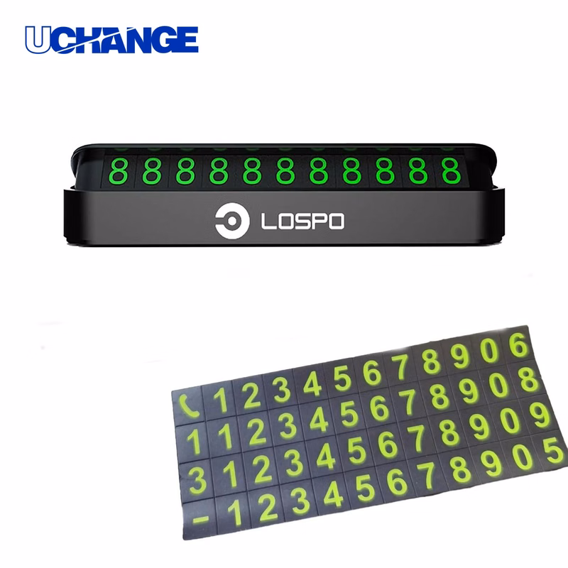 Car Temporary Parking Number Plate Display