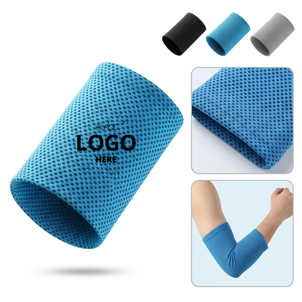 Breathable Mesh Sports Wrist Sweatband 1