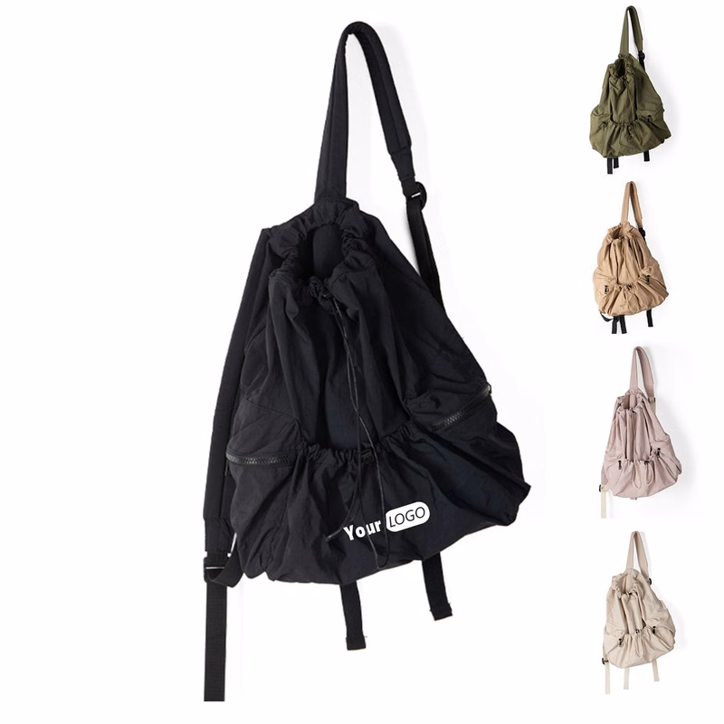Nylon Breathable Drawstring Backpack