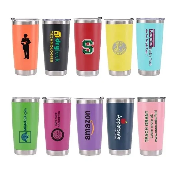 20.oz Double Wall Stainless Steel Travel Tumbler 1