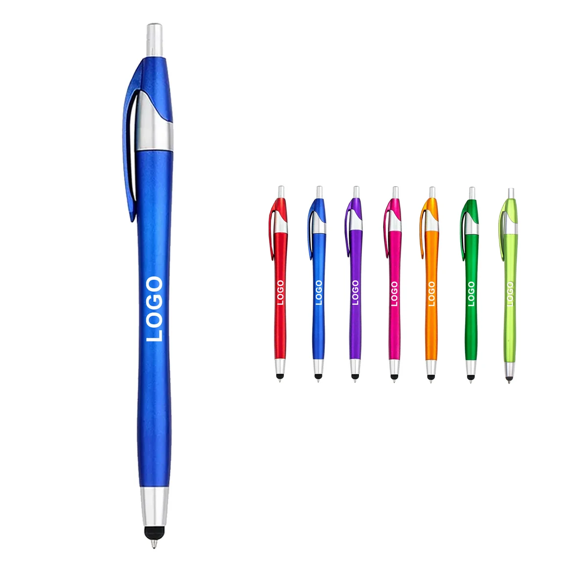 Slim Click Pen With Imprint Area, custom pen with logo imprint 1