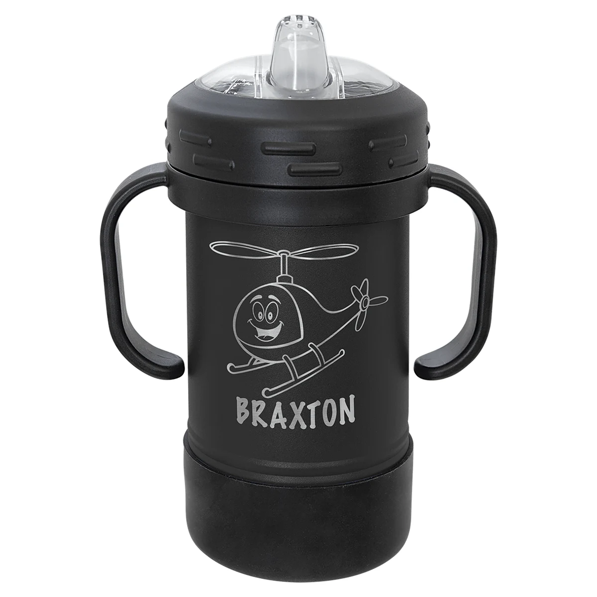 Polar Camel 10 oz. Black Sippy Cup 1