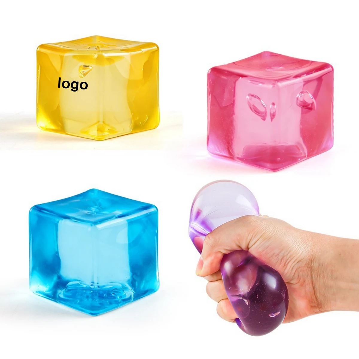 Promotional Crystal Cube Stress Reliever 1