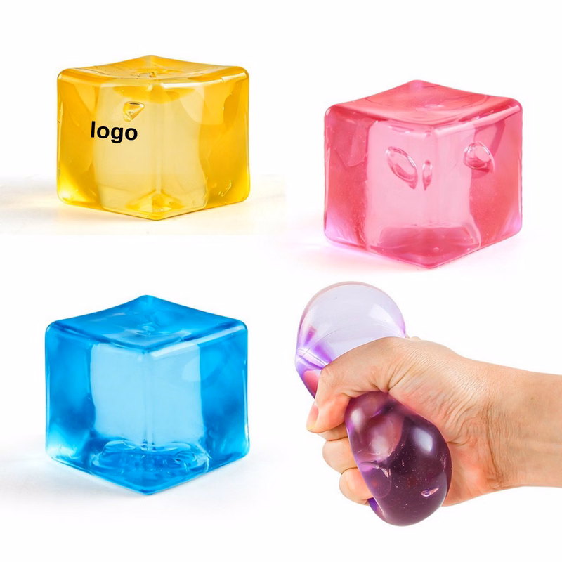 Promotional Crystal Cube Stress Reliever