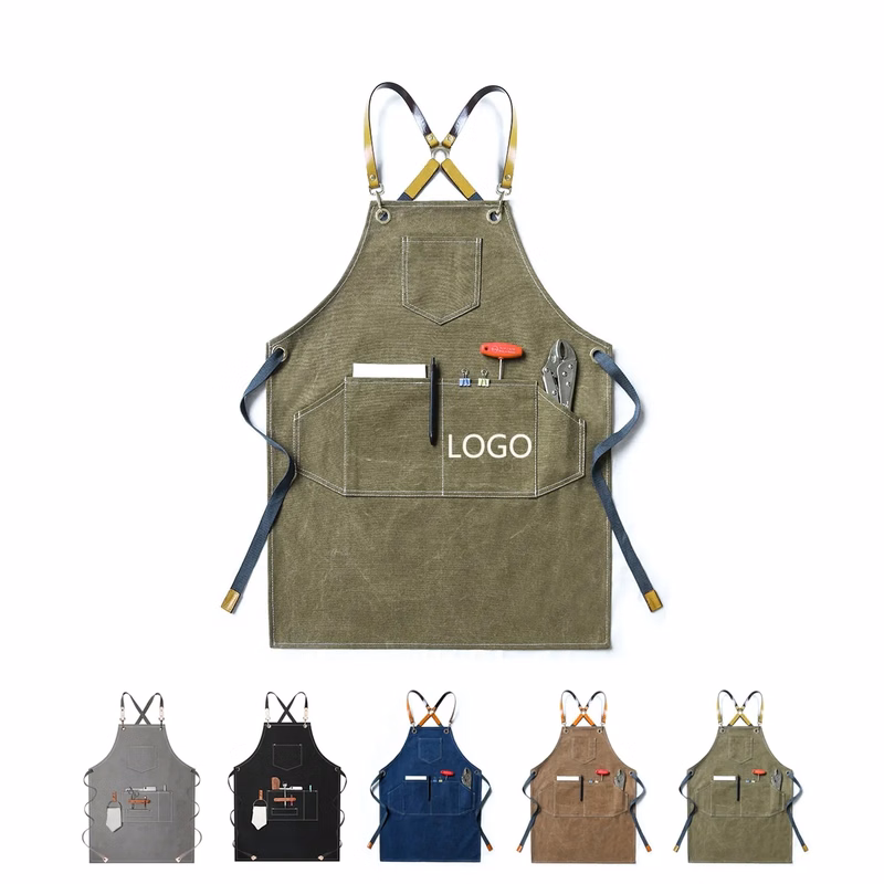 Canvas Multi-Use Heavy Duty Work Apron With Tool Pockets