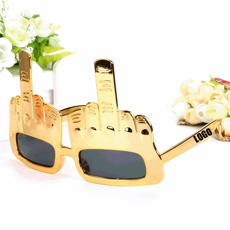 Middle Finger Novelty Sunglasses/ Party Novelty Eyeglasses Flip Off Hand Shape Finger Sunglasses