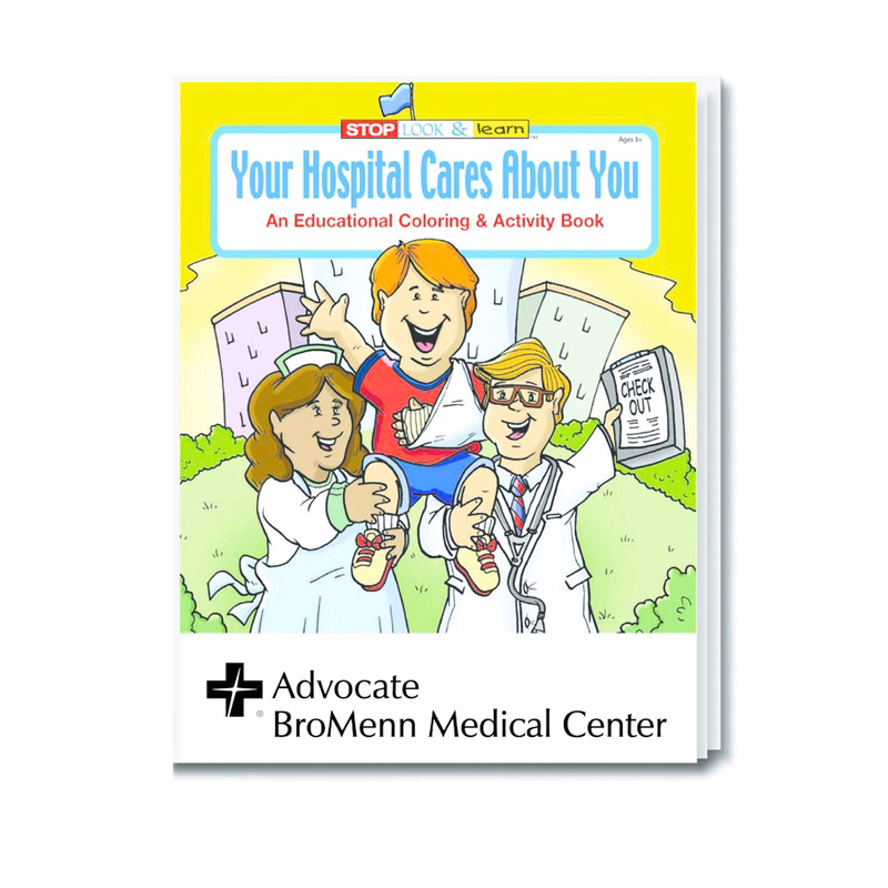 Your Hospital Cares About You Coloring Book