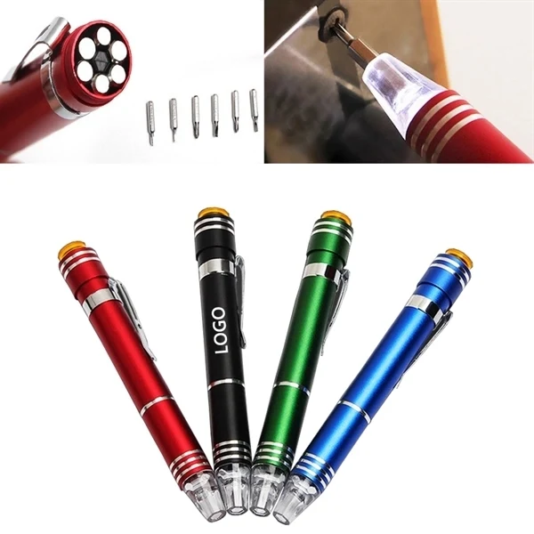 Led Aluminum Tool Pen- Screwdriver 1