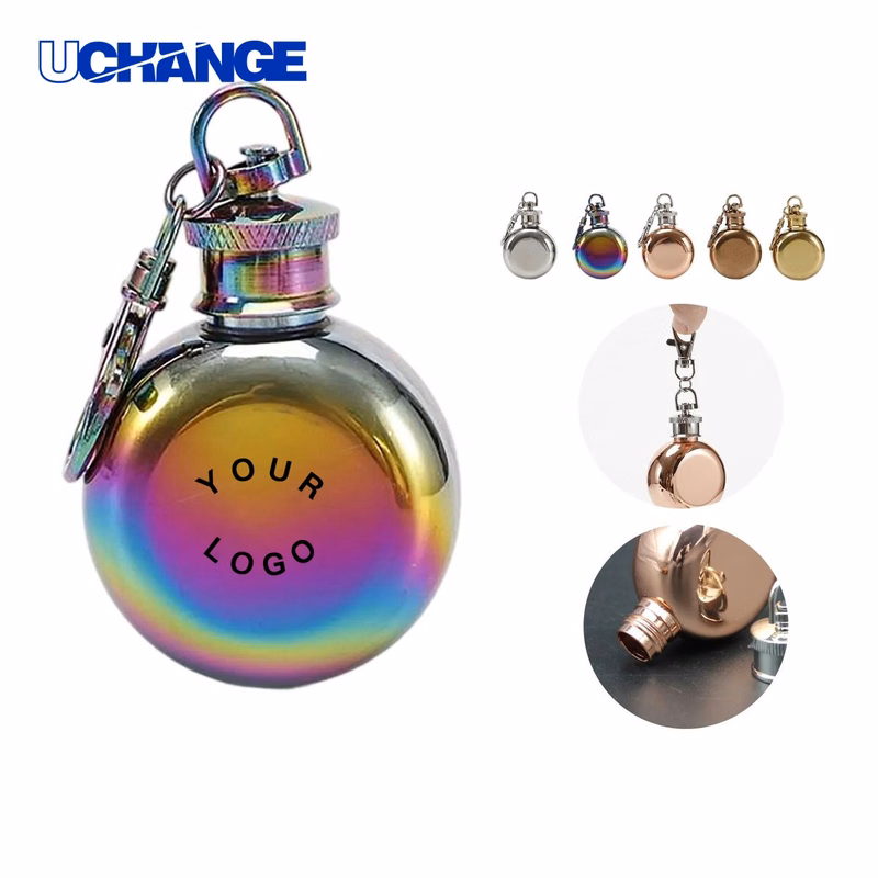 Portable 1oz Flask Bottle for Travel or Gifts