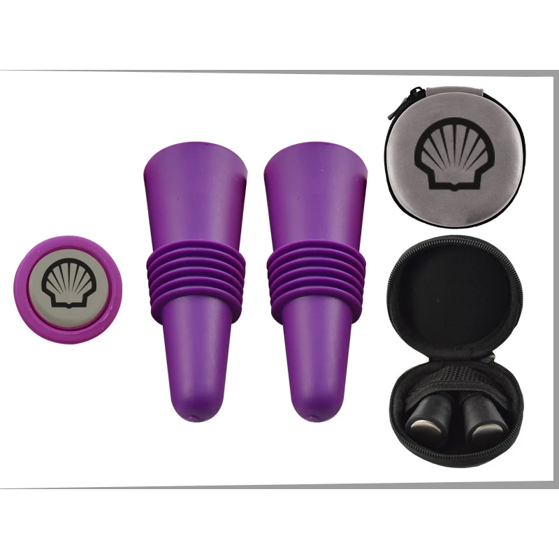 Colorful Wine Stopper Set Grey Case 1