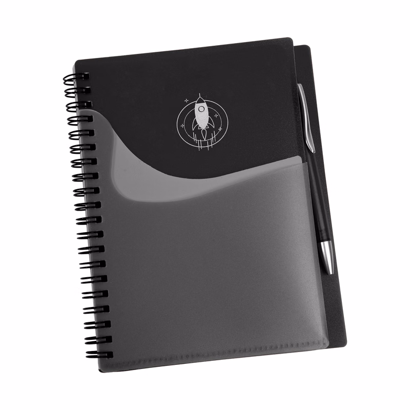 Travel Buddy Spiral Notebook (1 Color Imprint)