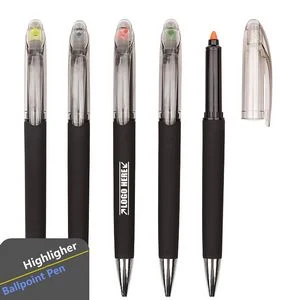 Ballpoint Pen With Color Highlighter 1