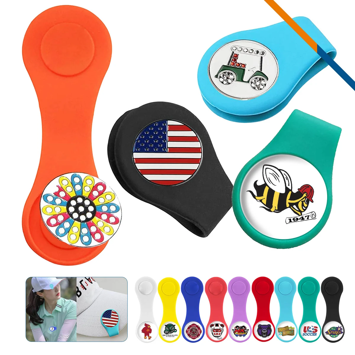 Rex Golf Ball Marker Hat Clip 1