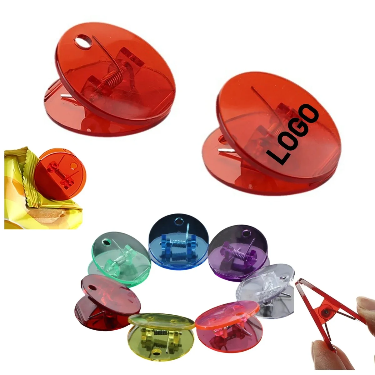 Round Snack Bag Clip 1