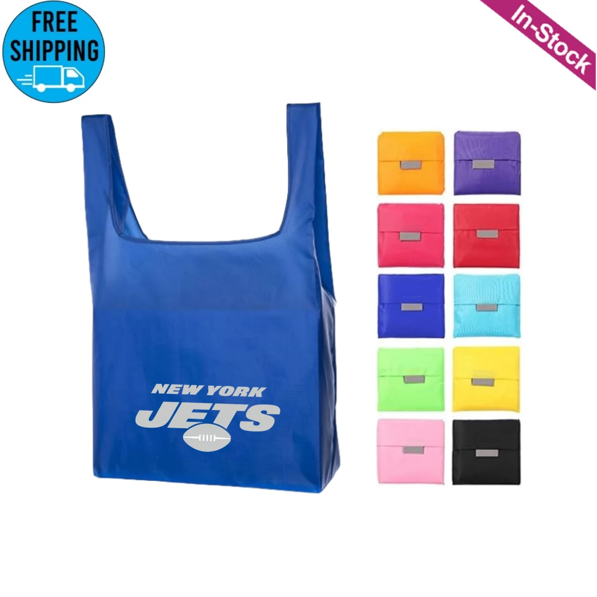 Foldable Shopping Grocery Bags Reusable Shopper Tote 1
