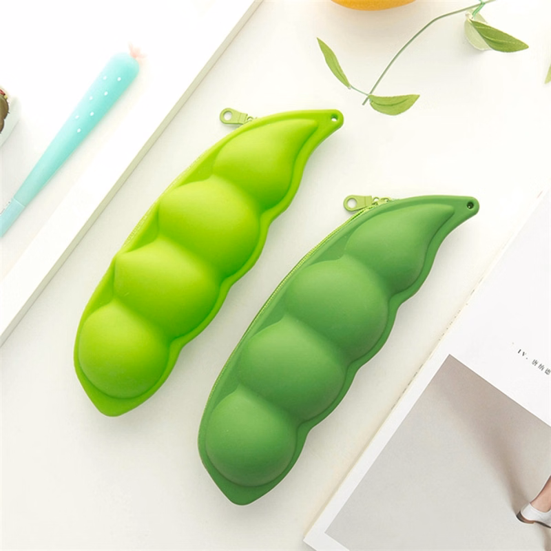 Mini Cute Silicone Pencil Pouch For Kids