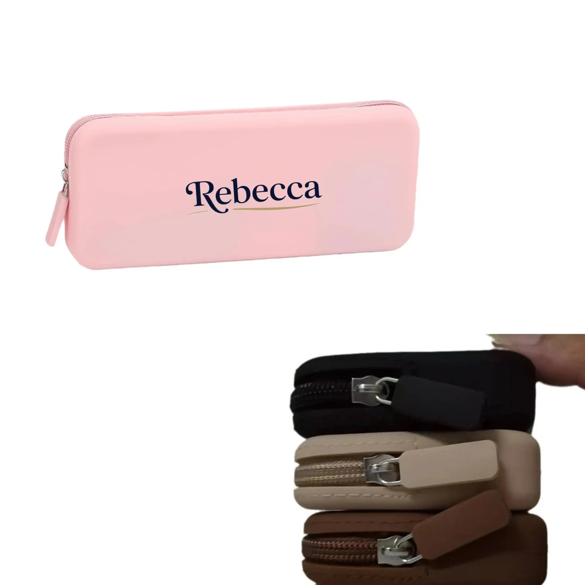 Customized silicone makeup bag 1
