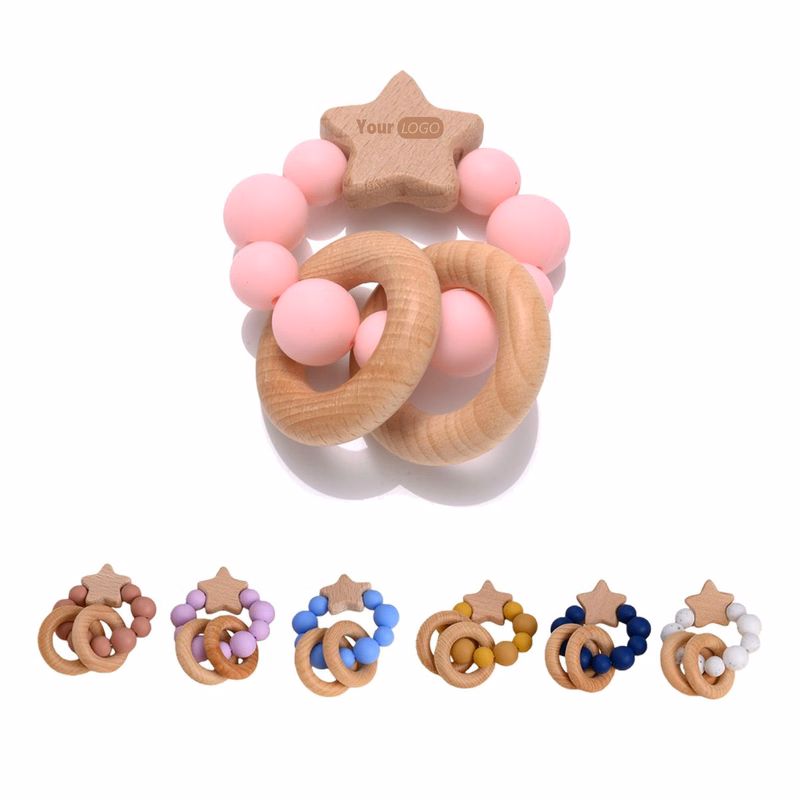Personalized Beechwood Baby Teether
