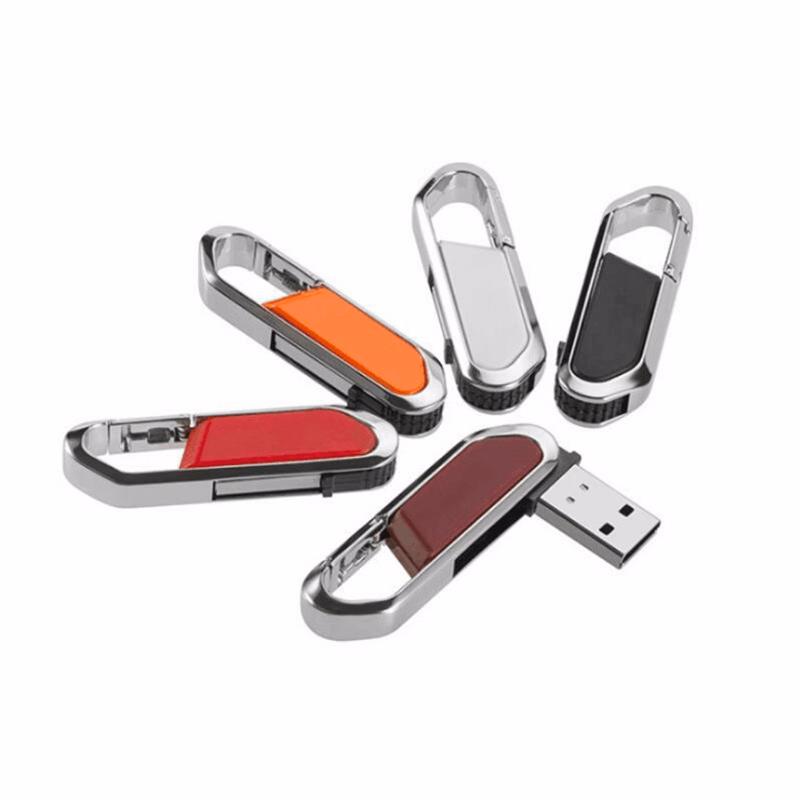 Metal Carabiner USB Flash Drive - 4GB