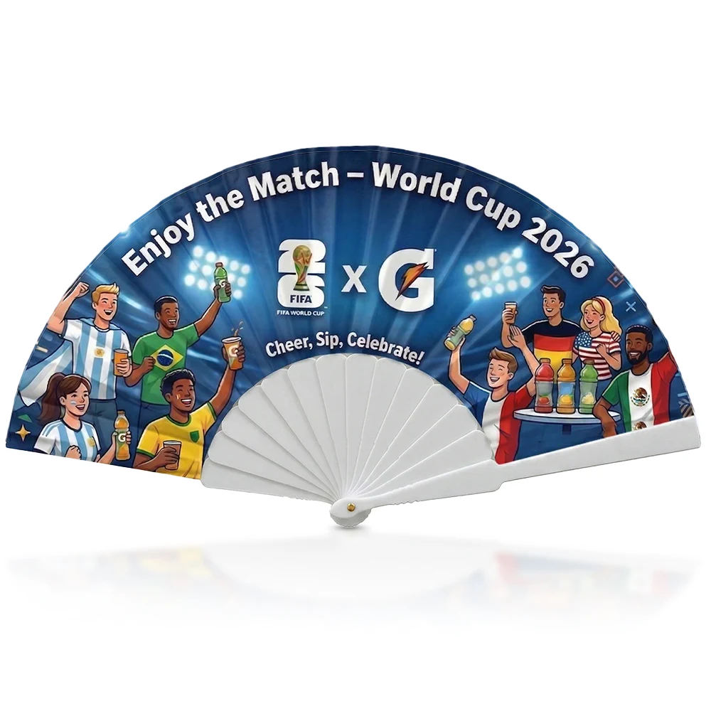 Custom Cloth Hand Fan (Plastic Frame) 1