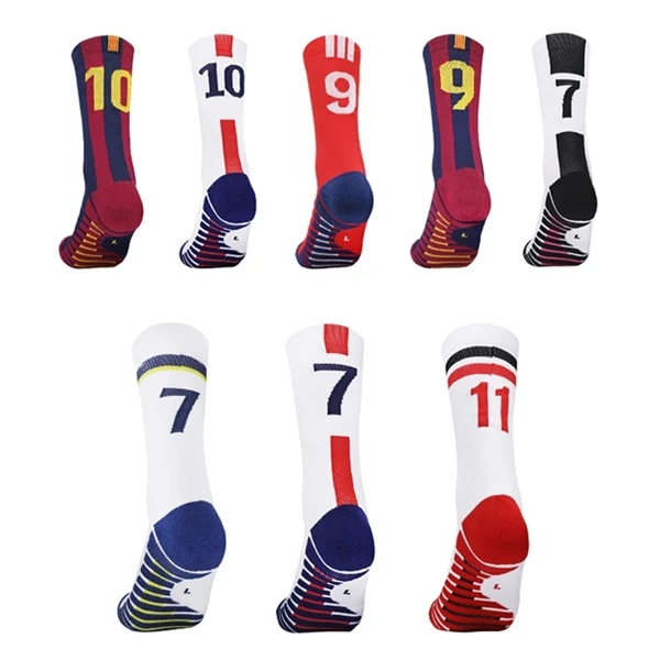 Team Sports Number Socks 1