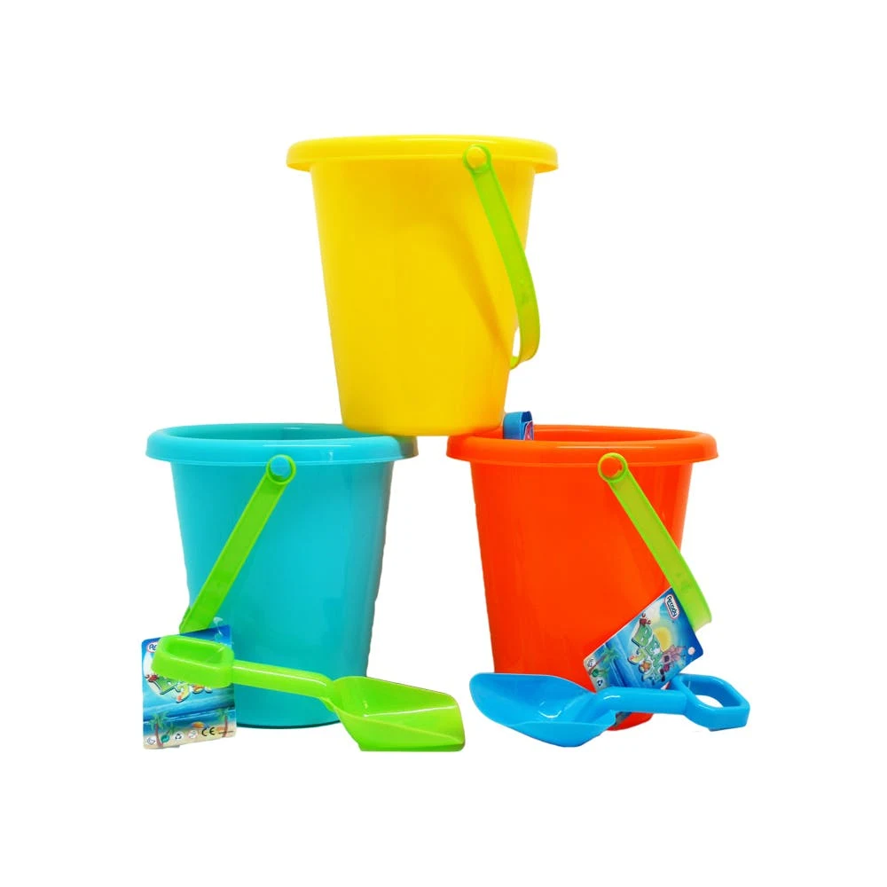 Beach Bucket with Shovel 7.75" 1
