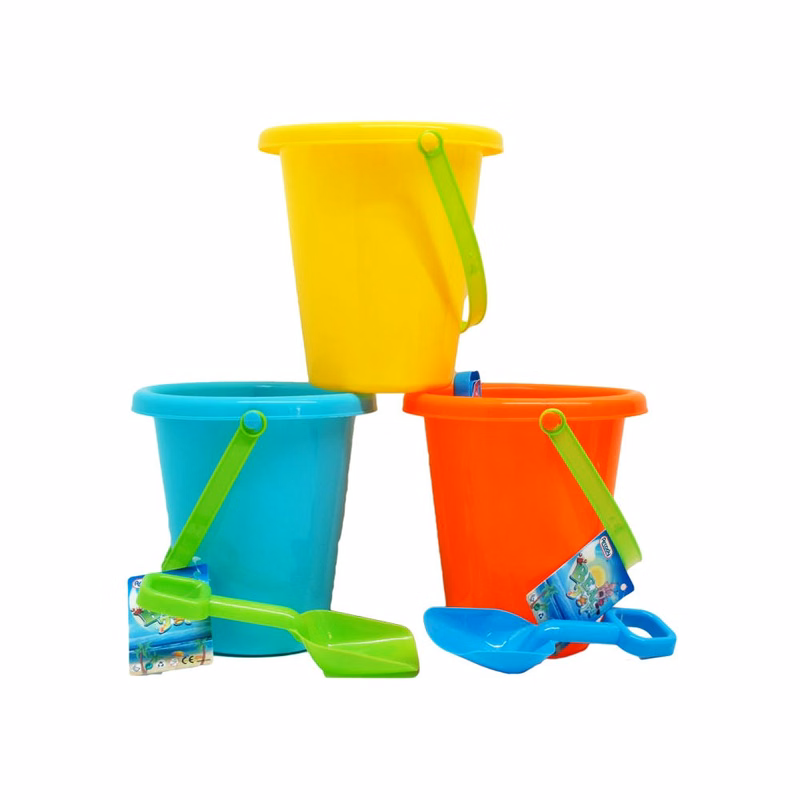 Beach Bucket with Shovel 7.75"
