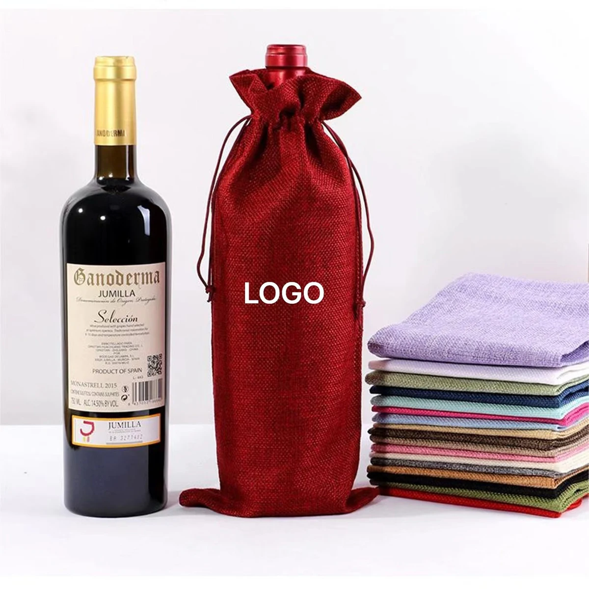 Linen Bundle Lipstick Wine Bag 1