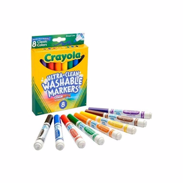 Crayola Classic Washable Markers - 8 Count
