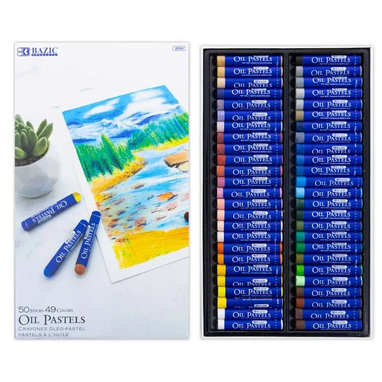 Oil Pastels Set - 50 Colors 1
