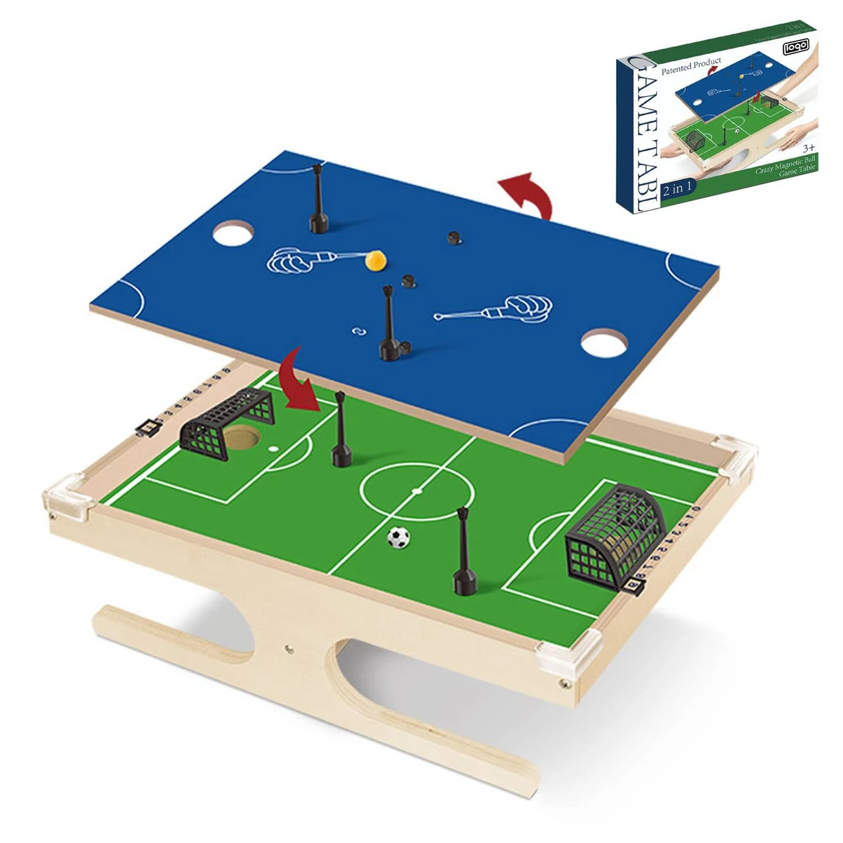 Mini Magnetic Soccer Tabletop Board Game 1