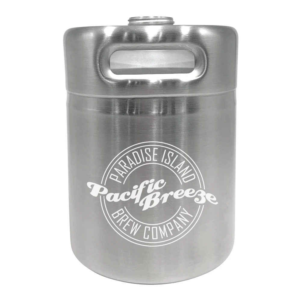 2 Litre Stainless Steel Mini Keg 1