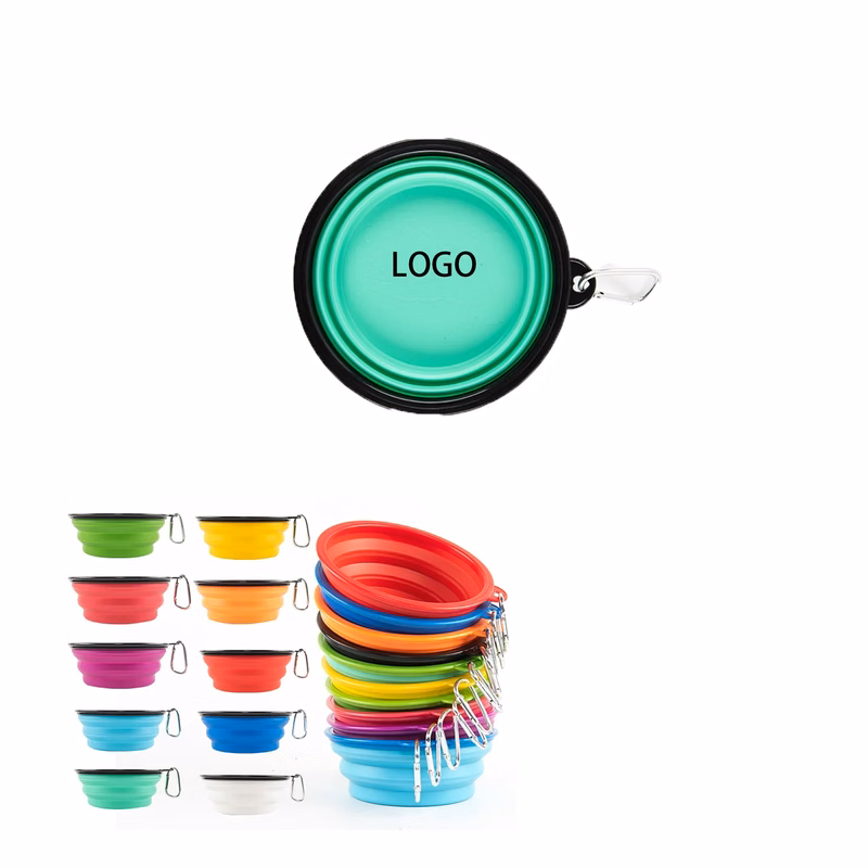 Outdoor Pet Food Bowl With Collapsible Buckle