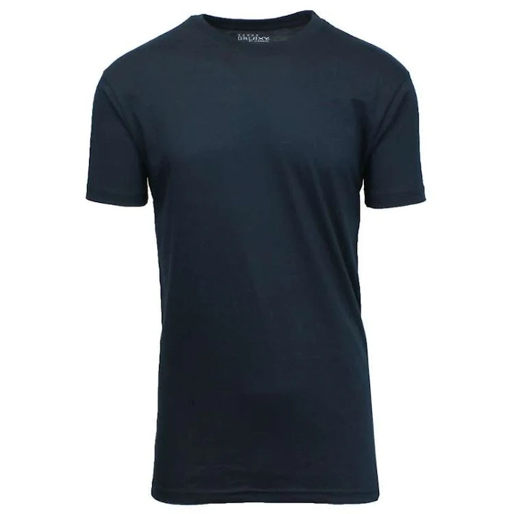 Men's Crew Neck Tees - Navy X-Large 1