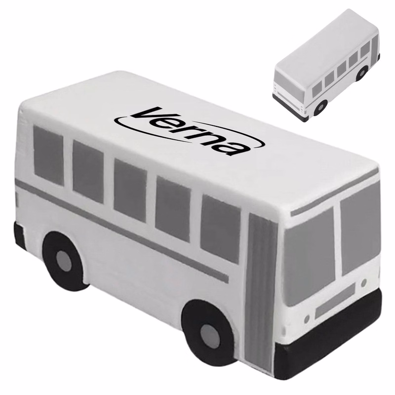 PU Foam City Bus Stress Reliever Toys